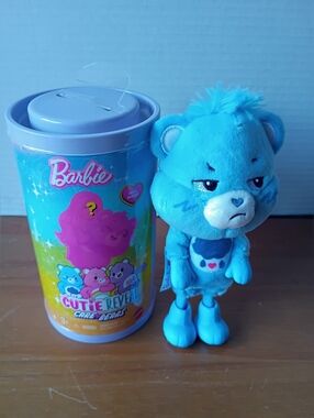 Barbie Cutie Reveal Care Bears Chelsea Surprise Doll Grumpy Bear Blue